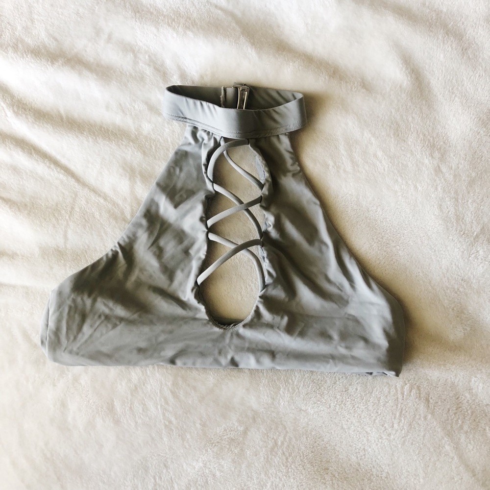 Halter swim top